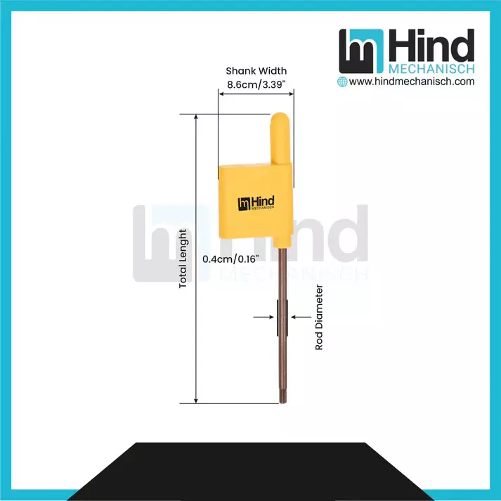 HINDMECHANISCH T20 Torx Key Hardened Steel, HM-T20 (Pack of 500)