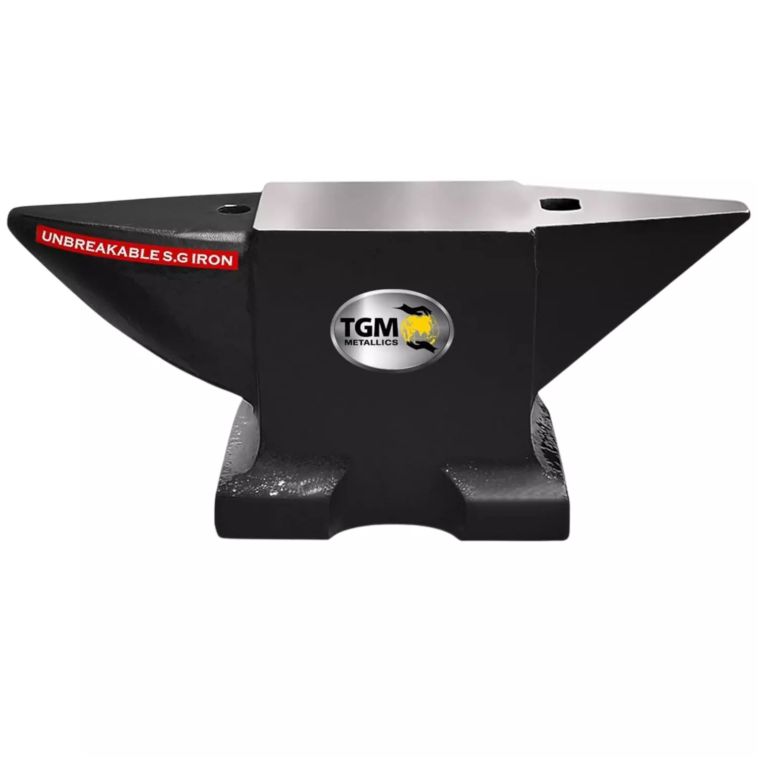 TGM METALLICS Portable Bench Anvil 20 Kg Spheroid Graphite Iron Stable Fixed Base Black for Workshops & Industrial Use, TGM-19108