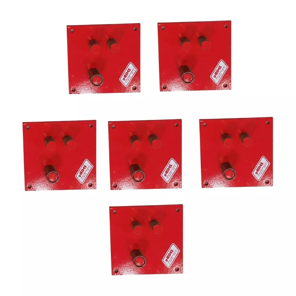 Inder Hand Bar Bender Set Lever Type Red & Black Color Metal Body and Size 16-32 mm, 564B (Set of 6)