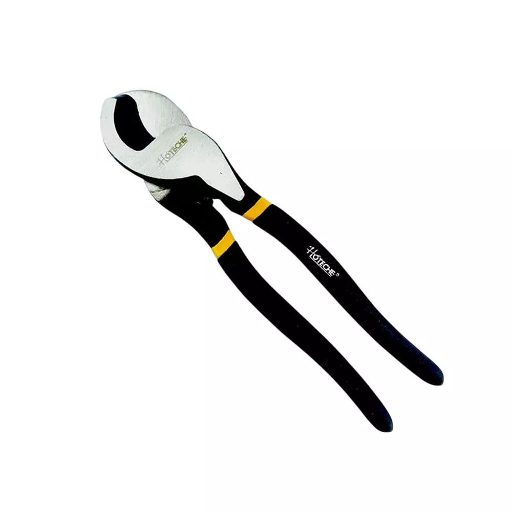 Hoteche Cable Cutter 10 Inch (254 mm) Size Alloy Steel Ergonomic Black & Silver for Industrial Use, 140603