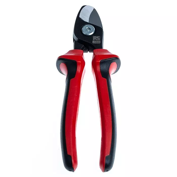 RS PRO Cable Cutter Cable Shear Straight Rubber Bi-Material Aluminium Wire, Copper Wire 10 mm, 1253105