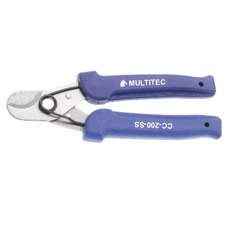 Multitec Cable Cutter with Lock 10 mm Cutting Capacity Stainless Steel & Plastic for Wire & Cable Cutting, CC-200 SS