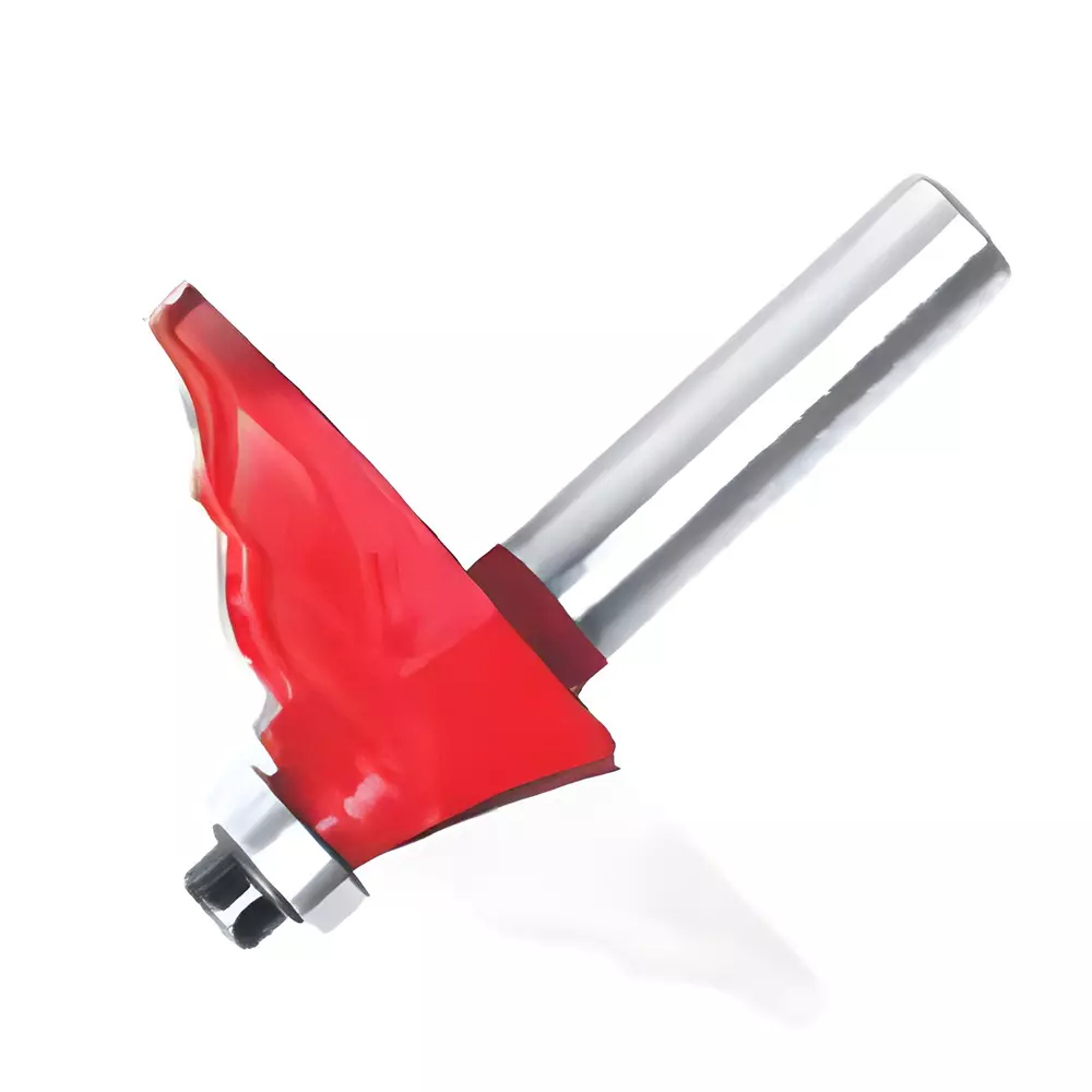 Yuri Classic Router Bit Round Shank Red and Silver Color for Construction, 934 (Pack of 5)