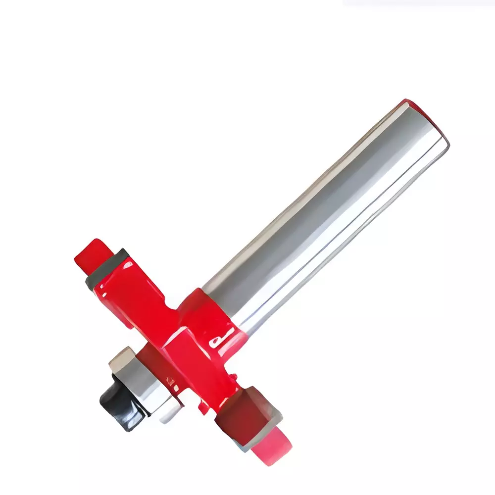 Yuri Classic Router Bit Round Shank Red and Silver Color for Construction, 124
