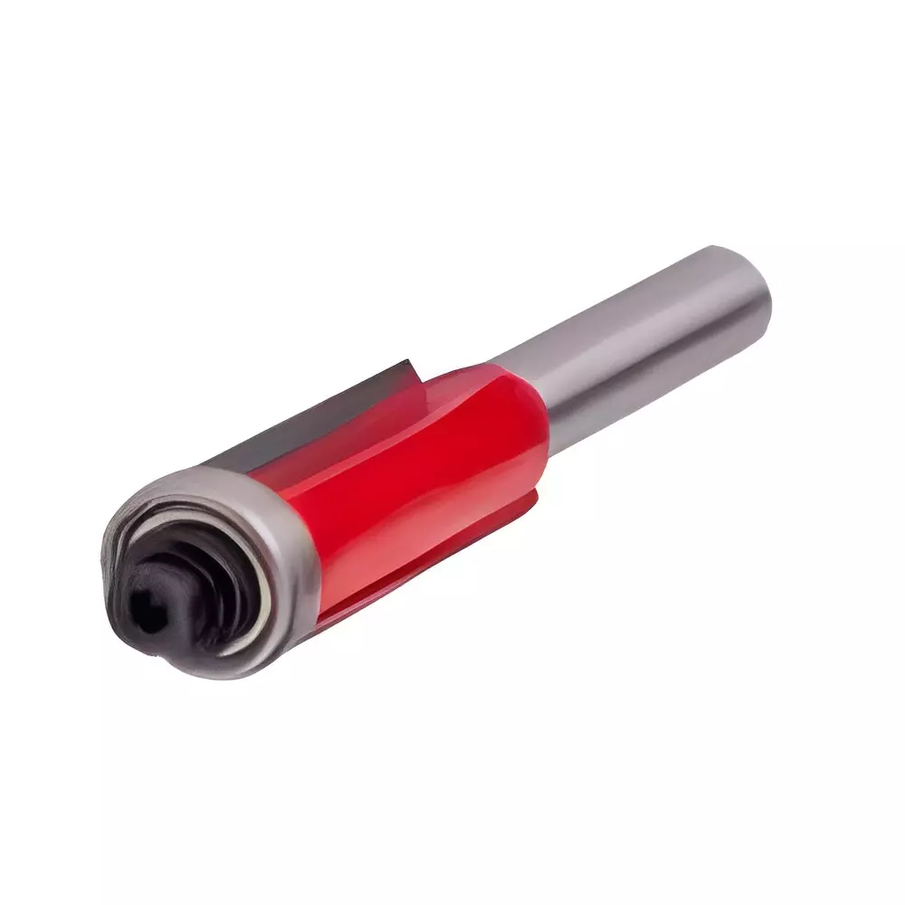Yuri Classic Router Bit Straight Type Round Shank Red and Silver Color for Construction, 9100