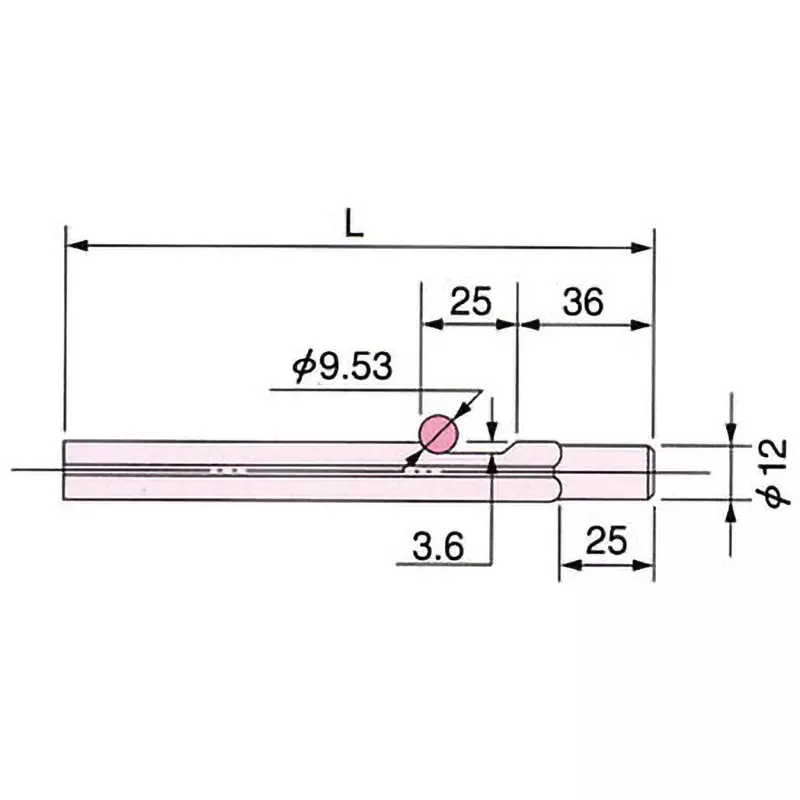Fuji Aircraft FCH-20F / FCH-25 Type Chisel 250 mm Dimension L, F-1-4
