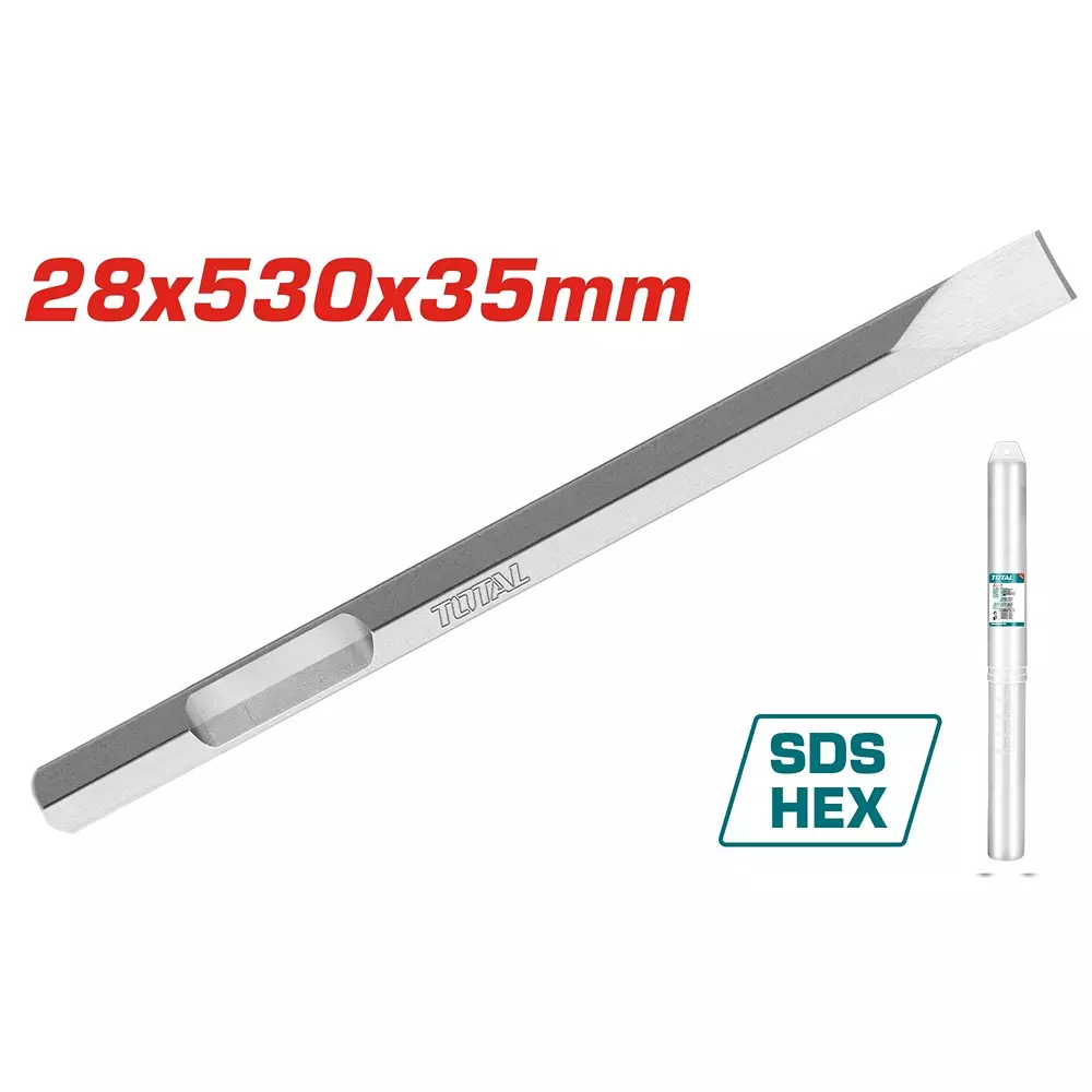 total-hex-flat-chisel-28x35x520-mm-heavy-duty-for-concrete-brick-cement-durable-tac153428112