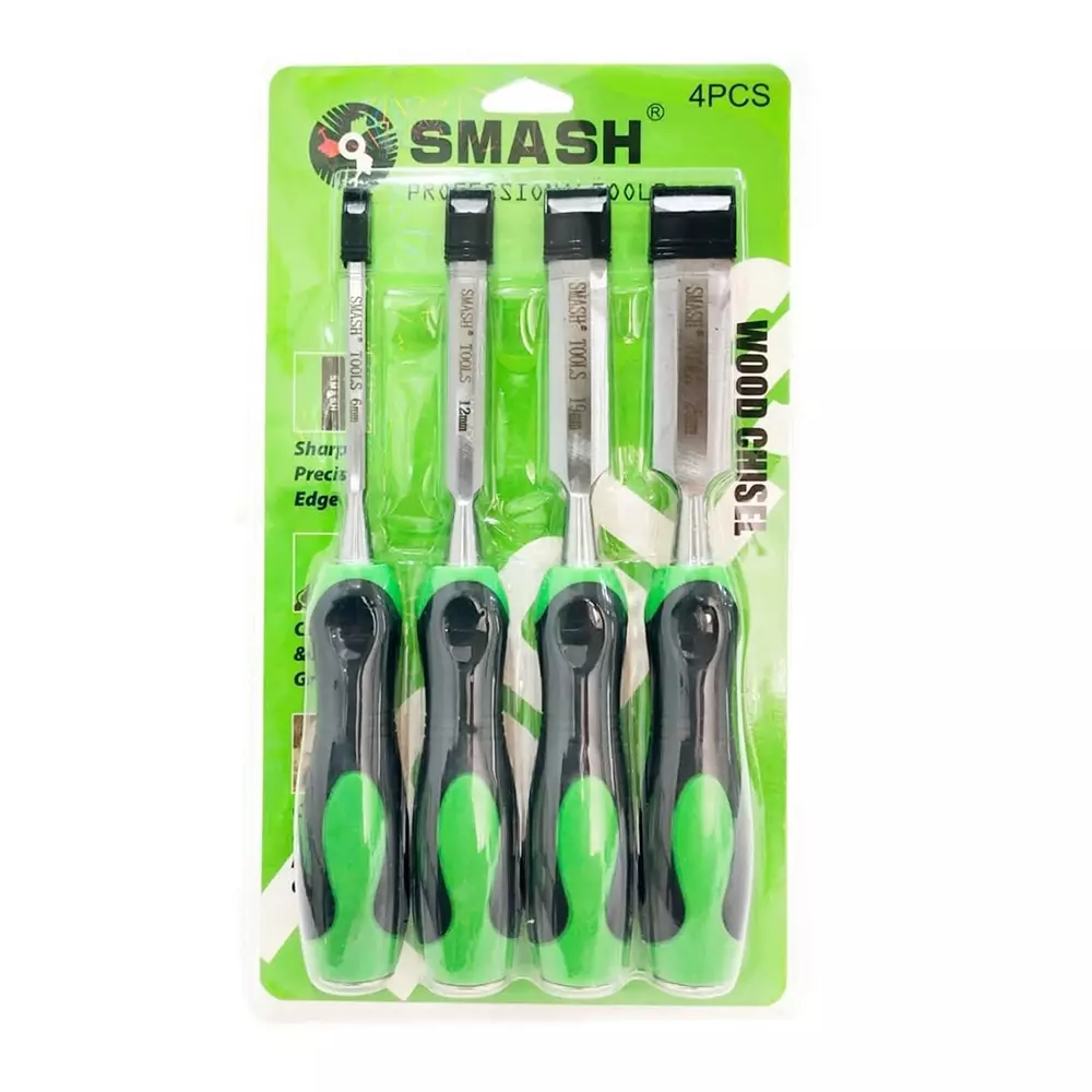 darit-4-pcs-wood-chisel-kit-rubber-alloy-steel-green-for-wood-cutting-am-242