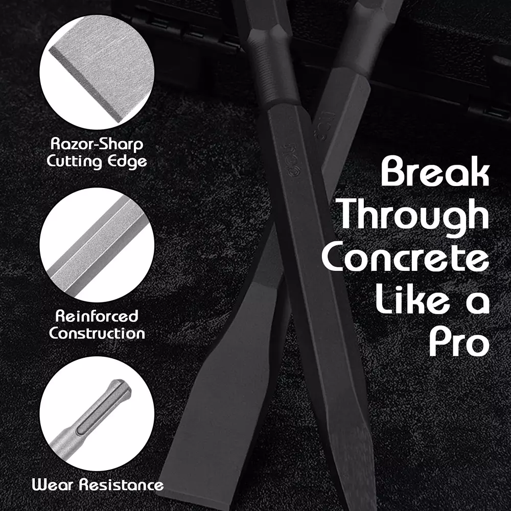 DELI Chisel 14x250x40 mm Flat, EDH-YBZ40250-E1