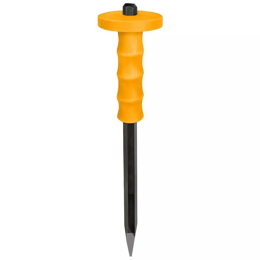 Ingco Concrete Chisel Made of 45-Carbon Steel and 4x18x300 mm Size, HCC0841218