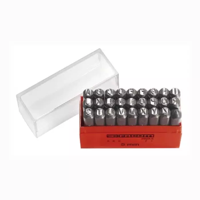 Facom 3mm x 26 Piece Engraving Letter Punch Set, (Letters A to Z), 292A.3