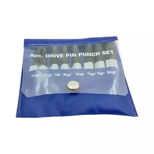 Buyohlic International Long and Short Drive Bolt Catch Roll Pin Punch Set Imperial Standard Hardened and Ground Finish, FC-TNT0-7HNE (Set of 13)