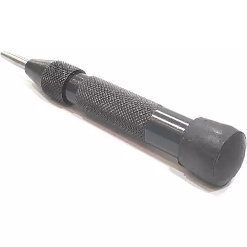 A.D INTERNATIONAL Heavy Duty Automatic Center Pin Punch Spring Loaded 6 inch (152.4 mm) Length with Adjustable Force for Punching, Marking, and Scribing, Z0-WJKV-5TZF