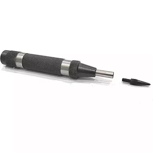 Buyohlic International Heavy Duty Automatic Center Punch with Replaceable Hardened Steel Tip for Punching, Marking, and Scribing, WA-GWVU-Y8NG