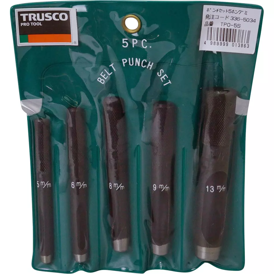 TRUSCO Punch Set Carbon Steel, TPO5S