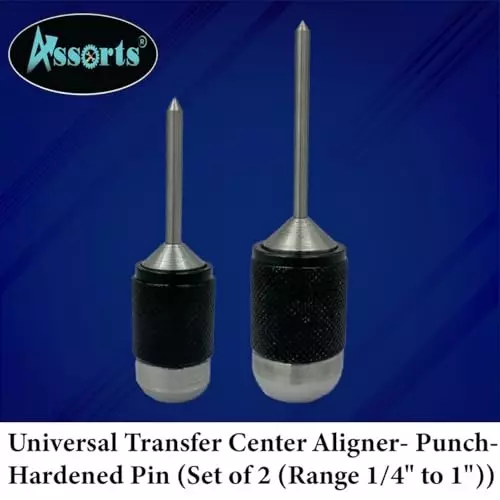 Assorts Center Aligner Pin Hardened Steel with High Quality Steel Punch 6.35 to 25.40 mm