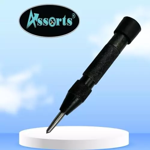 Assorts Heavy Duty Automatic Center Punch Alloy Steel 152.4x17.46 mm (6x11/16 Inch)