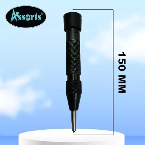 Assorts Heavy Duty Automatic Center Punch Alloy Steel 152.4x17.46 mm (6x11/16 Inch)