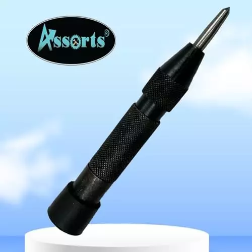 Assorts Heavy Duty Automatic Center Punch Alloy Steel 152.4x17.46 mm (6x11/16 Inch)
