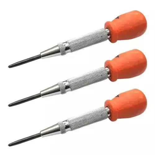 Buyohlic International Centre Hole Punch Tool with Adjustable Punch Force, Anti Slip Grip and 58 ± 2 HRC Hardness, 2I-NOCG-NNMK (Pack of 3)