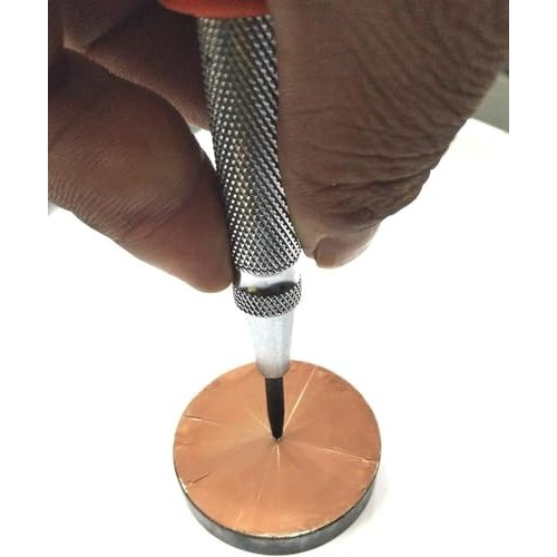 A.D INTERNATIONAL Centre Hole Punch Tool with Adjustable Punch Force, Anti Slip Grip and 58 ± 2 HRC Hardness, 2I-NOCG-NNMK