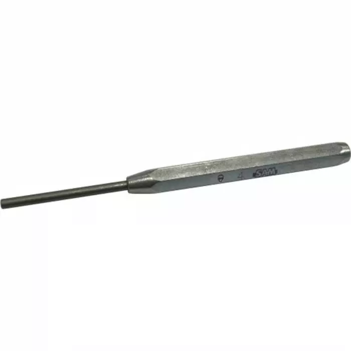 Sam Long Pin Punch 1-Piece 4 mm Shank 165 Overall, 7-4
