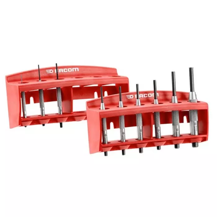 Facom 7-Piece Punch Set, Drift Punch, 180 mm Overall, 251A.JT9