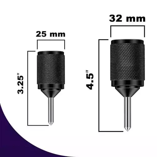 Buyohlic International Universal Transfer Centre Aligner Punch Hardened Pin for DIY, Workshop, Garage, W7-WU0U-2GW5 (Set of 2)