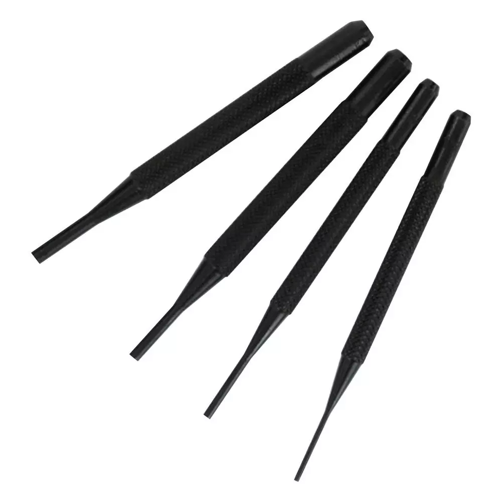 MULTICOMP PRO Drive Pin Punch Set 4 Pieces of 1.6 mm, 2.4 3 & Punches Kit Contents, MP012519