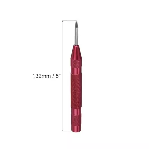 generic-125-mm-5-inch-automatic-center-punch-spring-loaded-adjustable-metal-marking-tool-red