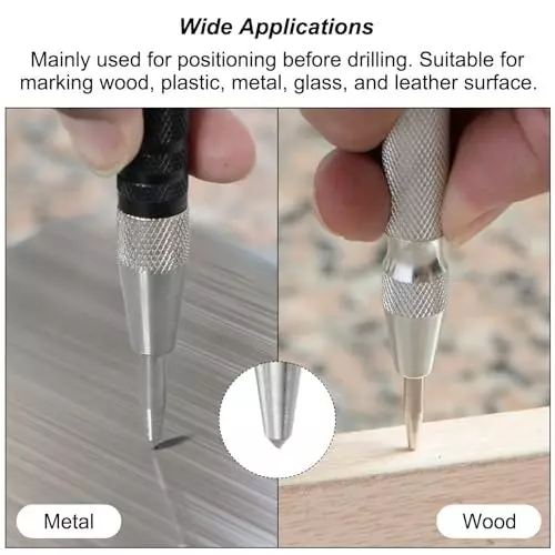generic-125-mm-5-inch-automatic-center-punch-spring-loaded-adjustable-metal-marking-tool-red
