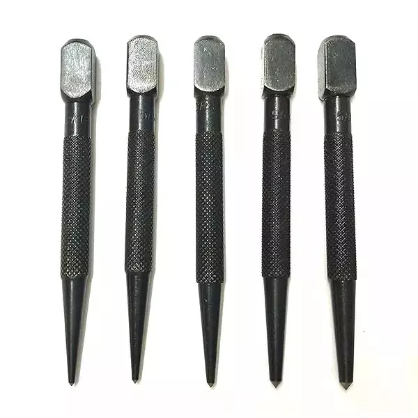 Buyohlic International Square Head Center Punch Imperial Standard Hard Metal for Wood Working, L4-I6PH-FM3D (Pack of 5)