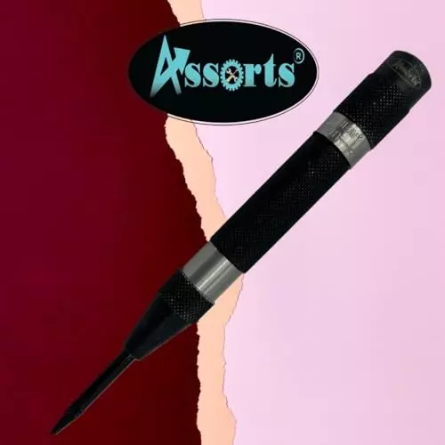 Assorts Heavy Automatic Center Punch Carbide with Replaceable tip