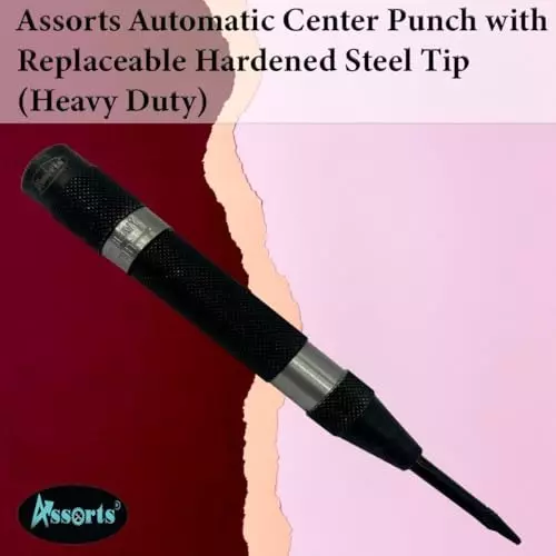 Assorts Heavy Automatic Center Punch Carbide with Replaceable tip