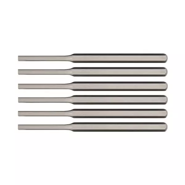 MULTICOMP PRO Pin Punch Set 2 mm, 3 4 5 6 8 Parallel Punches Kit Contents, MP013702