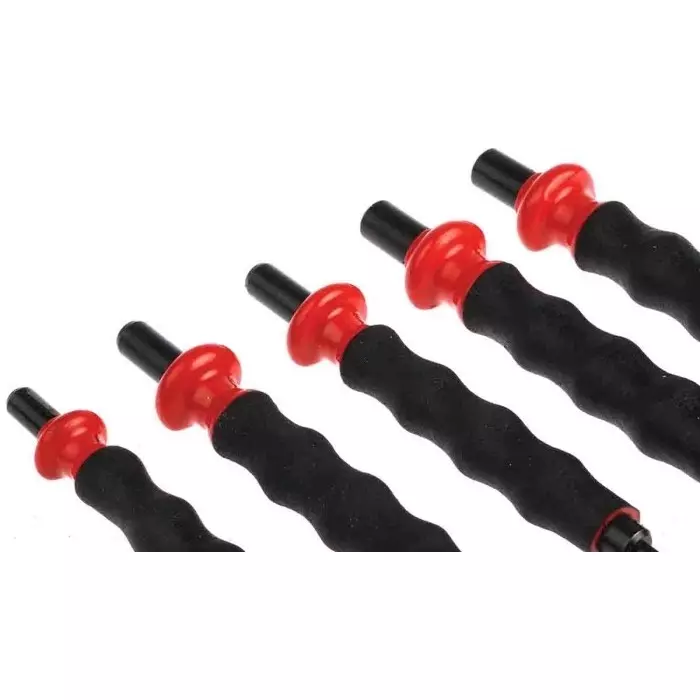 Facom 5-Piece Punch Set, Anti-Vibration Punch, 3 - 8 mm Shank, 249.GPB