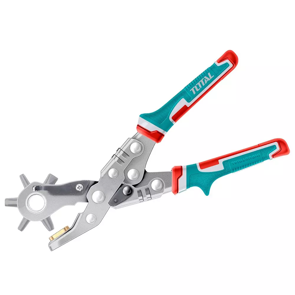 Total Leather Hole Punch PVC Handle 2 mm Thickness 6 Sizes (2.5-5 mm), THT33526