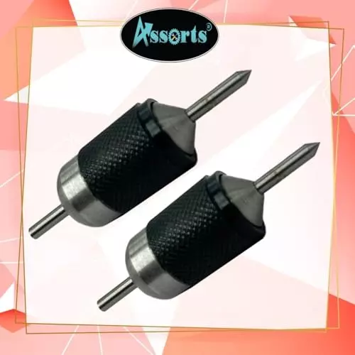 Assorts Center Aligner Pin Hardened Steel with High Quality Steel Punch 6.35 to 15.875 mm (Pack of 2)