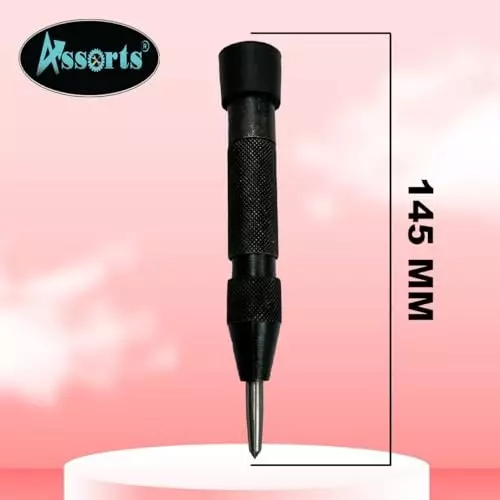 Assorts Medium Duty Automatic Center Punch Alloy Steel 127x14.28 mm (5x9/16 Inch)