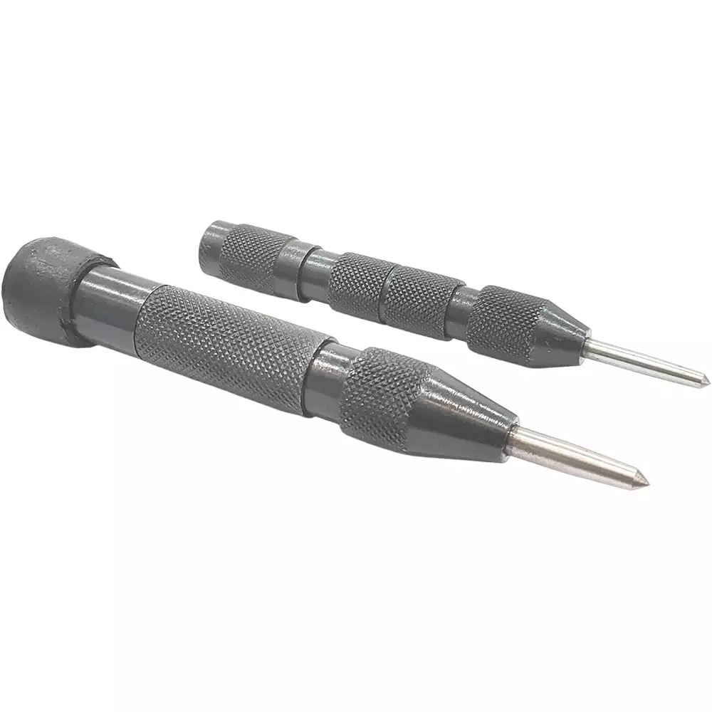 Assorts Medium & Heavy Duty Automatic Center Punch Alloy Steel 127x14.28 & 152.4x17.46 mm (Pack of 2)