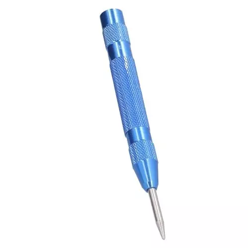 generic-automatic-center-punch-adjustable-force-replaceable-tip-metal-marking-tool-blue