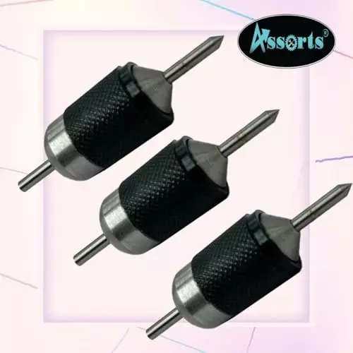 Assorts Center Aligner Pin Hardened Steel with High Quality Steel Punch 6.35 to 15.875 mm (Pack of 3)