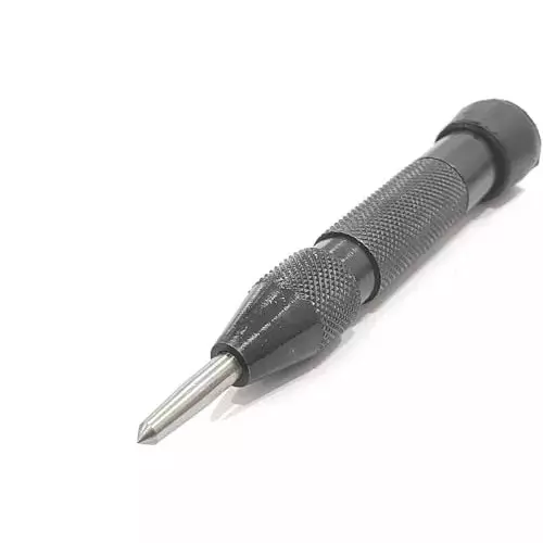 Buyohlic International Heavy Duty Automatic Center Pin Punch Spring Loaded 6 inch (152.4 mm) Length with Adjustable Force for Punching, Marking, and Scribing, Z0-WJKV-5TZF