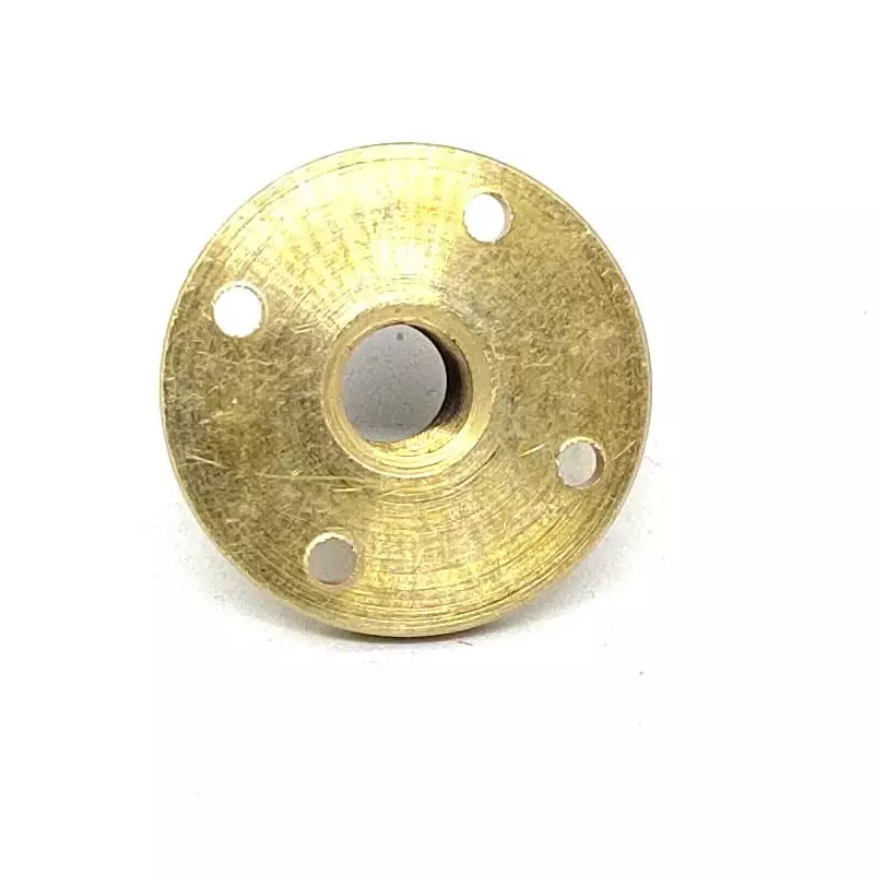 invento-2pcs-tr12-nut-2mm-pitch-12mm-t-nut-brass-round-flange-single-start-lead-screw-nut-for-3d-printer-cnc-robotics