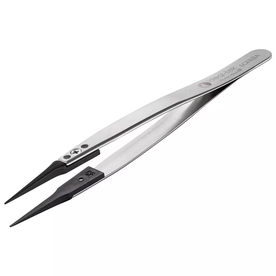 IDEAL-TEK TWEEZER, CARBOFIB, REPLACEABLE TIPS, 5CFR.SA