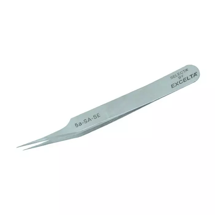EXCELTA Precision Tweezer, 4.5In, 5A-SA-SE