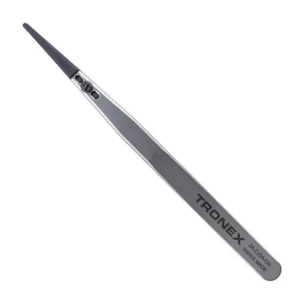 TRONEX Tweezer, Precision, Style 2A, 5.118", 2A-Zjsa-Ch