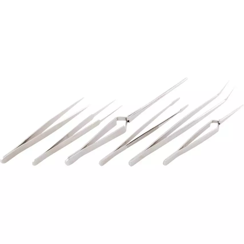 kennedy-precision-tweezers-115-mm-overall-length-stainless-steel-tip-pack-of-6