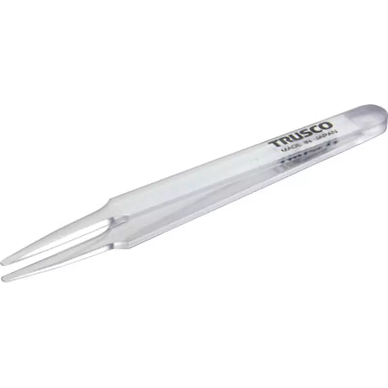 TRUSCO Transparent Plastic Tweezer 120 mm Overall Length, TPP-231-TM