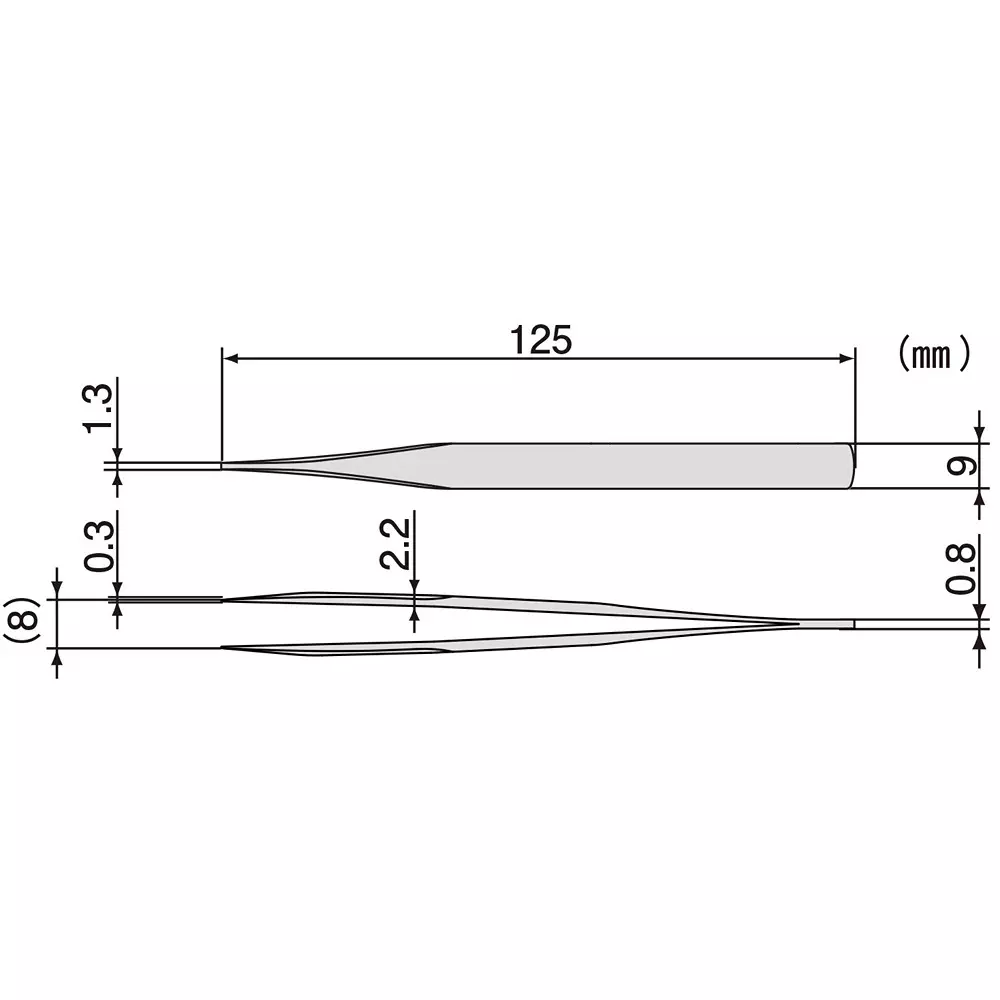 engineer-iron-arm-tweezer-125-mm-overall-length-pt-17